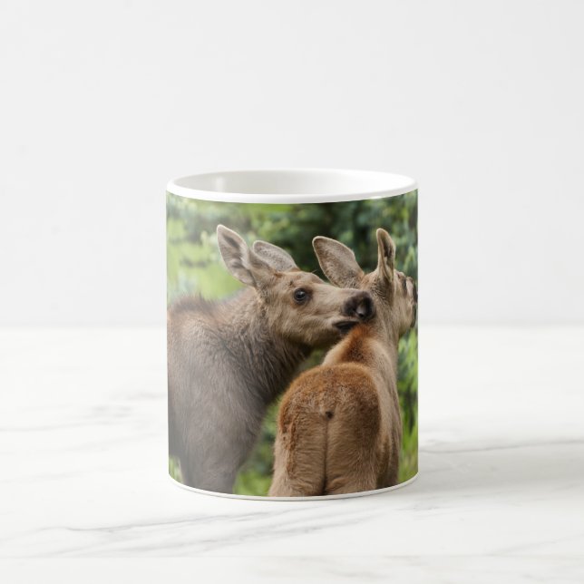 Bonded Moose Calves Coffee Mug (Center)