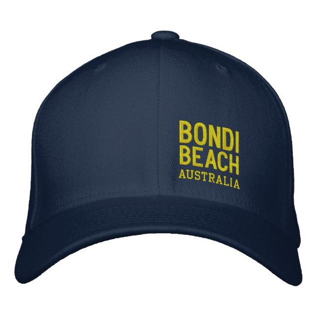 BONDI BEACH AUSTRALIA EMBROIDERED HAT (Front)