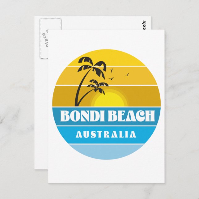 Bondi Beach Australia Postcard (Front/Back)