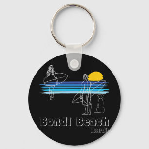 Bondi Beach Australia, Surfing Beach Surf Guy With Key Ring