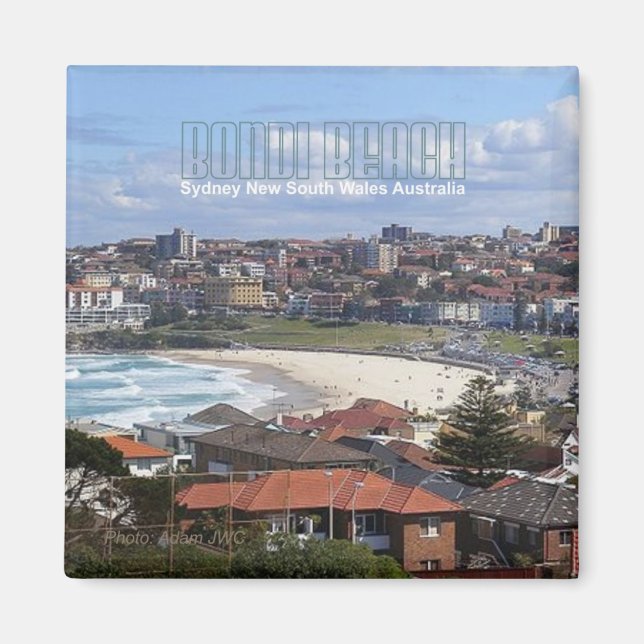 Bondi Beach Sydney Australia Souvenir Magnet (Front)