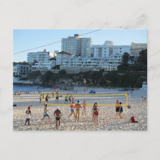 Bondi Beach Volleyball Game Postcard