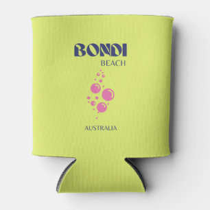 Bondi Beach, Yellow Lime Can Cooler