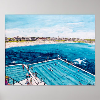 Bondi Icebergs Summer Poster
