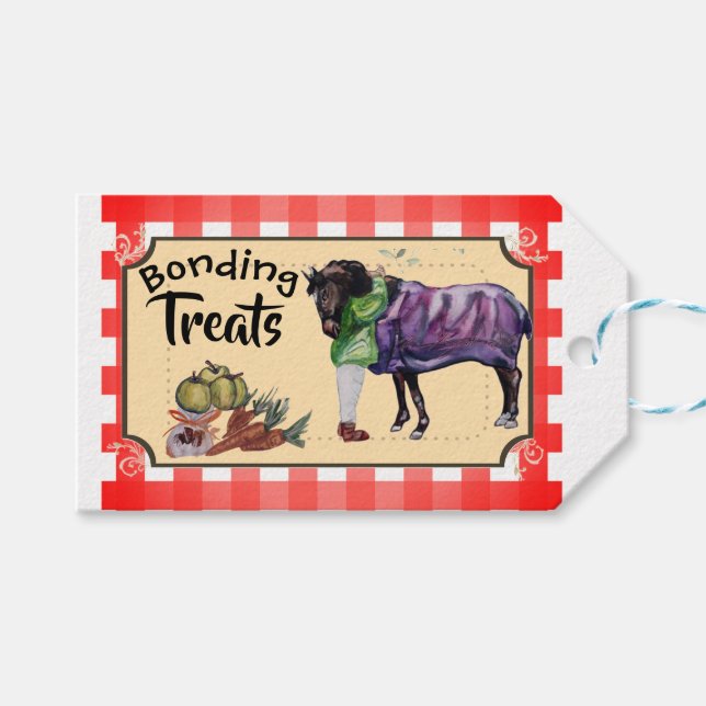 bonding treats gift tags (Front (Horizontal))