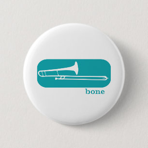 Bone 6 Cm Round Badge