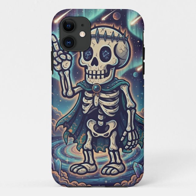Bone-a-Fide Cool Cases: Cartoon Skeleton Style Case-Mate iPhone Case (Back)