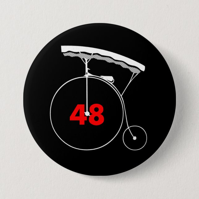 Bone All Over 48 7.5 Cm Round Badge (Front)