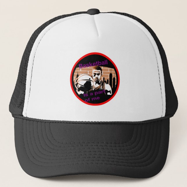 Boné Basketball is a part of Trucker Hat (Front)