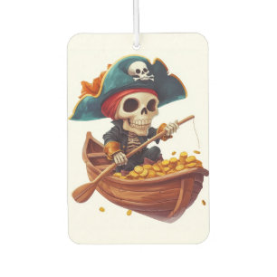 Bone Buccaneer � Funny Pirate Skull Car Air Freshener