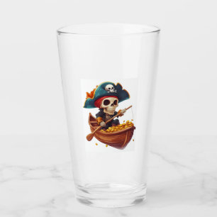Bone Buccaneer � Funny Pirate Skull Glass