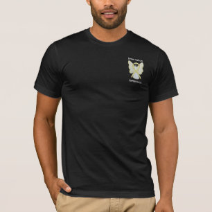 Bone Cancer Awareness Ribbon Angel Custom Shirts