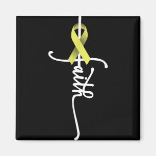 Bone Cancer Faith Sarcoma Bone Cancer Awareness Su Magnet