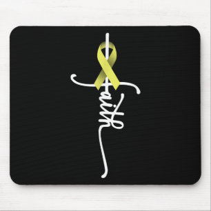 Bone Cancer Faith Sarcoma Bone Cancer Awareness Su Mouse Pad