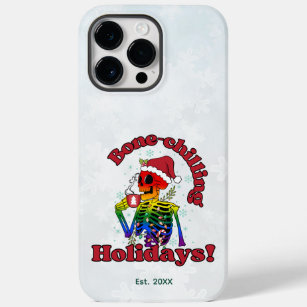 Bone-Chilling Holidays, Skeleton in Rainbow Colour Case-Mate iPhone 14 Pro Max Case