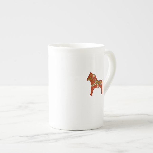 Bone China Dala Horse Mug (Front Right)