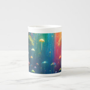 Bone China Mug Magical Rainbow