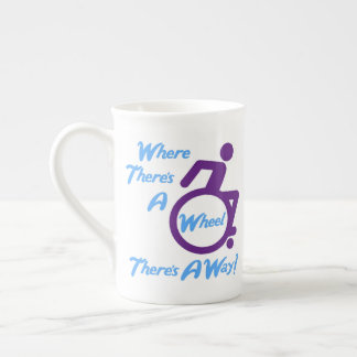 Bone China Mug - Where There's A Wheel