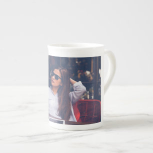Bone, China, Mug, White, Image, Design Bone China Mug