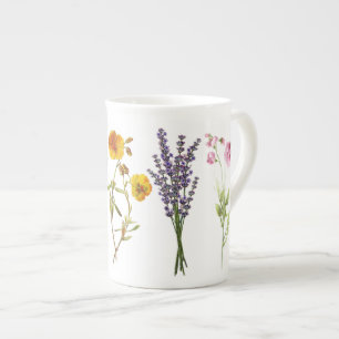 Bone China Mug - Wildflowers