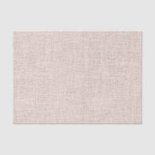 Bone Coloured Burlap Texture Tissue Paper