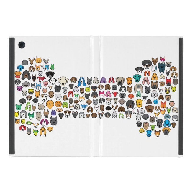 BONE Dog Cartoon Case For iPad Mini (Outside)
