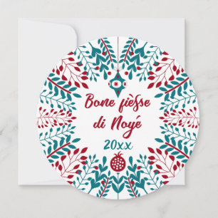 Bone fièsse di Noyé, Walloon Christmas Holiday Card