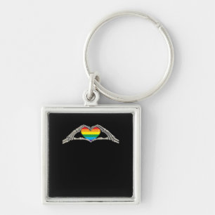 Bone Hands Heart Active Key Ring
