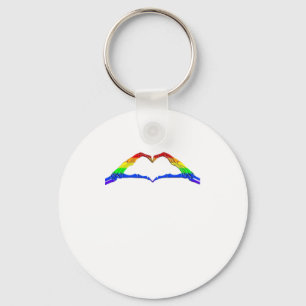 Bone Hands Heart Classic Key Ring