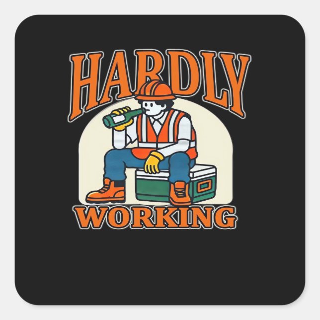 Bone Hands Heart Lesbian Goth Square Sticker (Front)