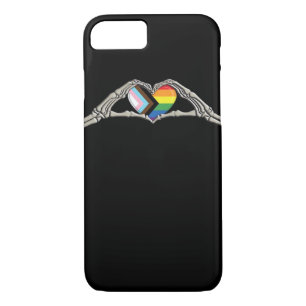 Bone Hands Heart Pride Progress iPhone 8/7 Case
