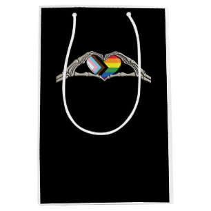 Bone Hands Heart Pride Progress Medium Gift Bag
