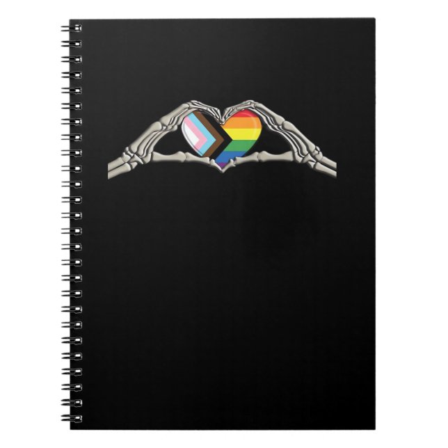 Bone Hands Heart Pride Progress Notebook (Front)
