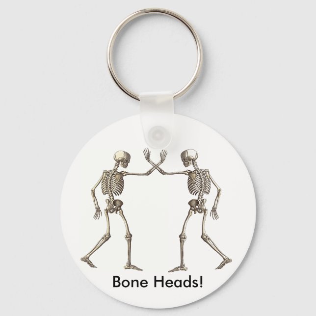 Bone Heads Skeletons Key Ring (Front)