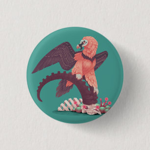 Bone King 3 Cm Round Badge