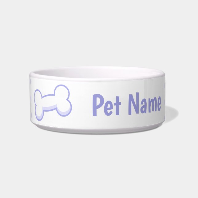 Bone l Personalised Pet Bowl (Front)