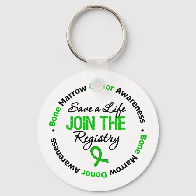 Bone Marrow Donor - Save a Life Key Ring (Front)