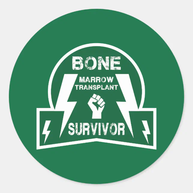 Bone Marrow Transplant Stem Cell Classic Round Sticker | Zazzle
