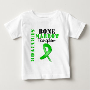 Bone Marrow Transplant Survivor Ribbon Baby T-Shirt