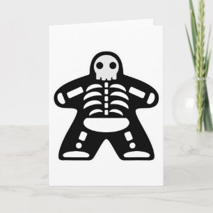Bone Meeple Skeleton Halloween Board Gamer Gift Card