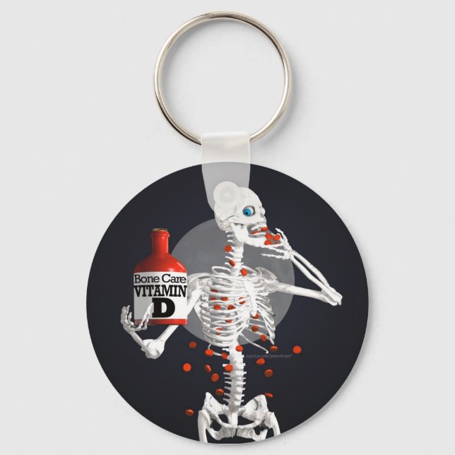 Bone Pills Key Ring (Front)