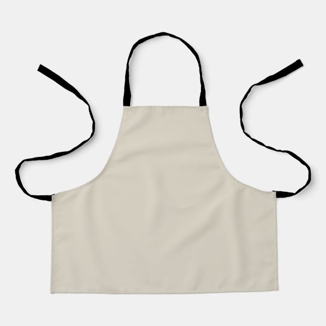 Bone (solid colour) apron (Front)