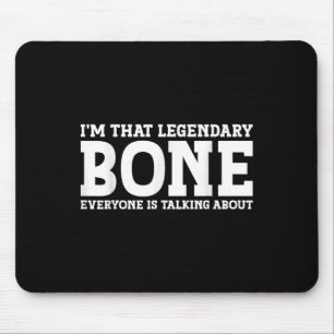 Bone Surname Funny Team Family Last Name Bone  Mouse Pad