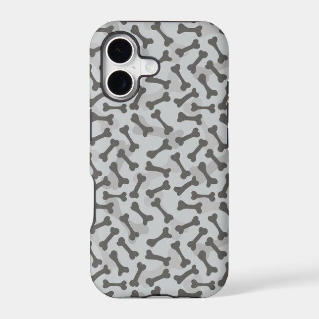 Bone Texture Pattern Greyscale (Back)
