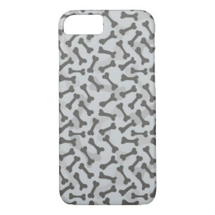 Bone Texture Pattern Greyscale iPhone 8/7 Case