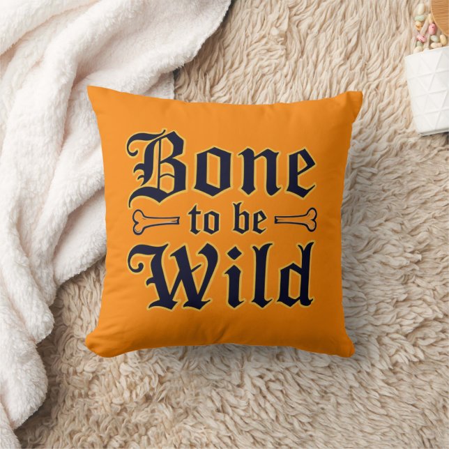Bone To Be Wild Cushion (Blanket)