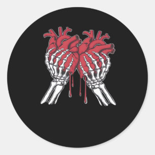 Bone To Be Your Valentine - Valentines Day Funny S Classic Round Sticker