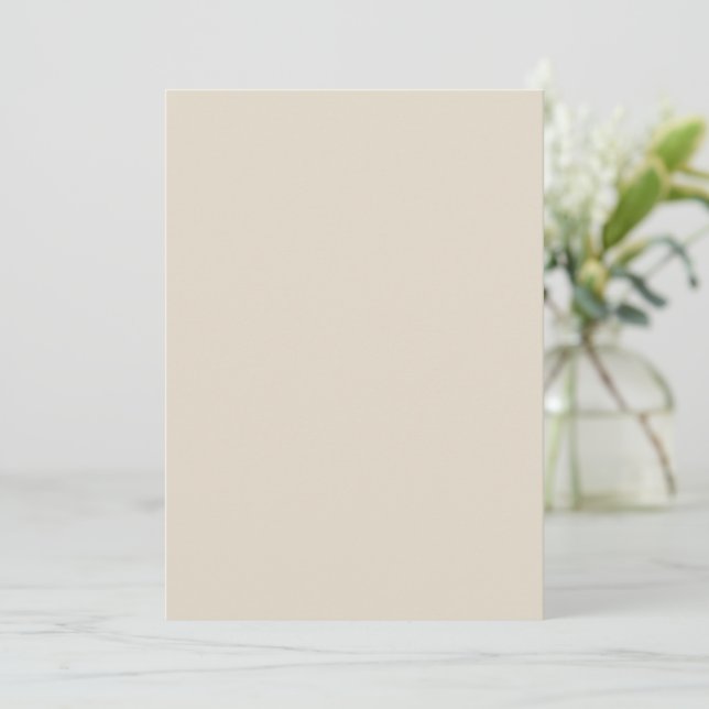 Bone White Invitation (Standing Front)