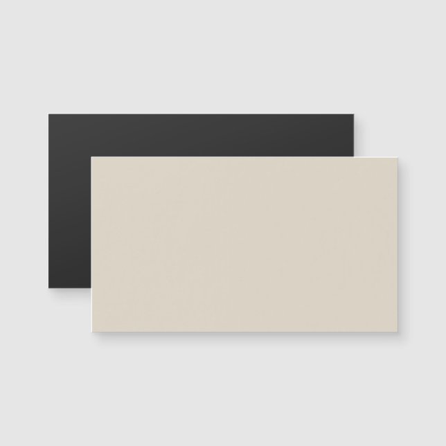 Bone White Magnetic Business Card (Front/Back)