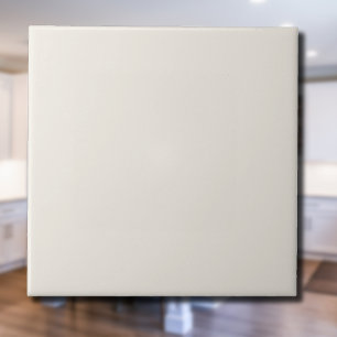 Bone White Solid Colour Classic Elegant Ceramic Tile